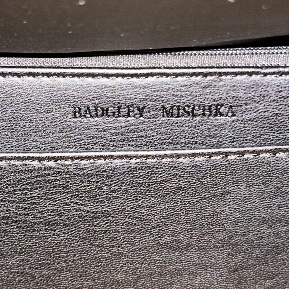 Badgley Mischka black quilting purse with logo and tassel closure final $42 firm - Picture 6 of 12